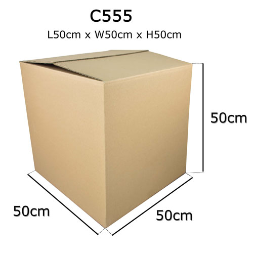 Cube Double-Wall Carton Box (C555)
